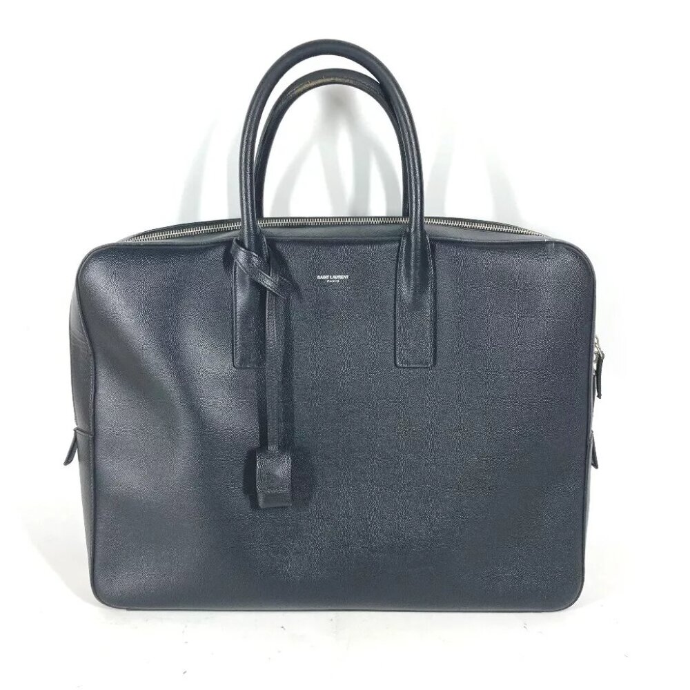 SAINT LAURENT PARIS 342606 Classic Museum 2WAY Bag Hand Bag Tote Bag